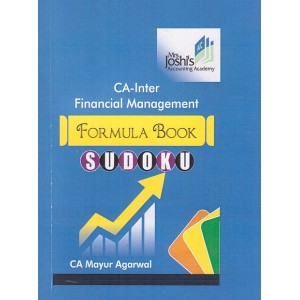 CA. Mayur Agarwal's Financial Management Formula Book Sudoku for CA Inter May 2019 Exam by Mrs. Joshi's Accounting Academy